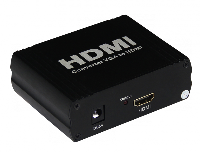 VGA+R/L radio aan HDMI-steun tot 1080 Video-audio Convertorhdmi Splitser