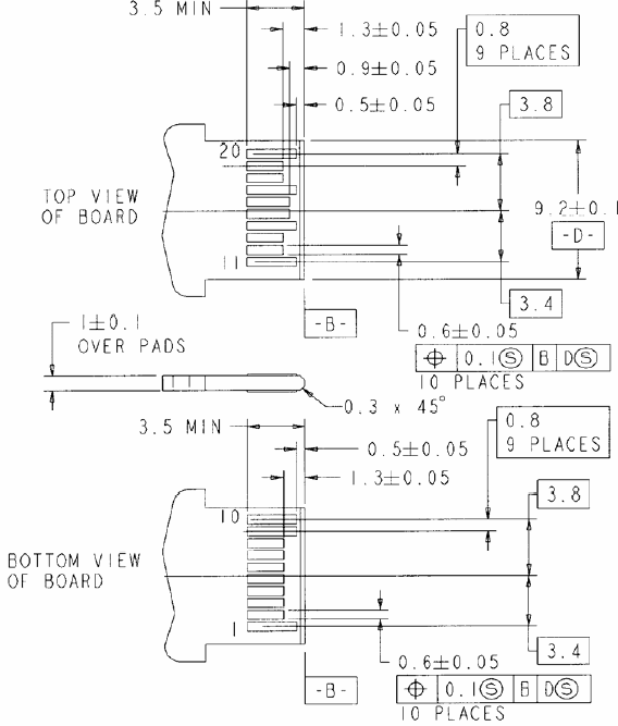 1.25G SFP-Zendontvangermodule, de Optische Dubbele Vezel 1310nm van de Zendontvangermodule voor 10KM