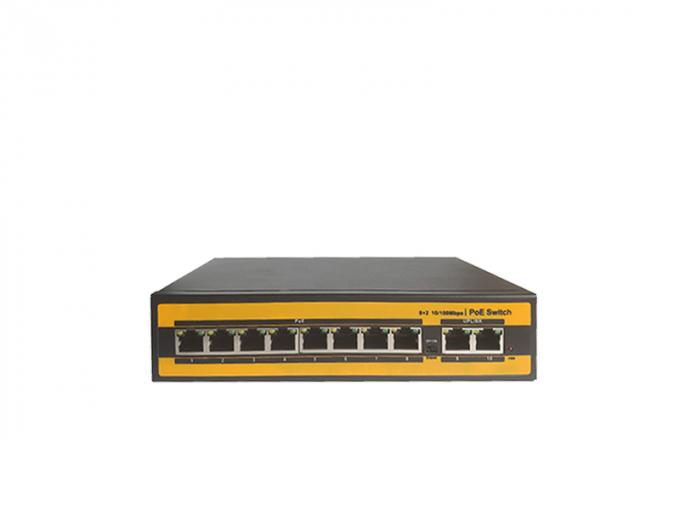 100M 8 Havenpoe Ethernet Schakelaarnetwerk voor IP Draadloos AP/CCTV Camerasysteem