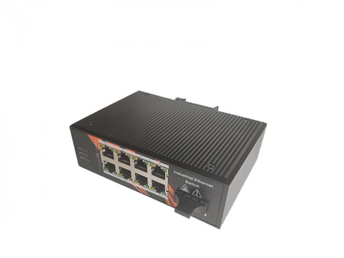 PoE Ethernet van de ondernemingsvezel Optische Schakelaar Industriële 8*10/100 Mbps RJ45 Havens