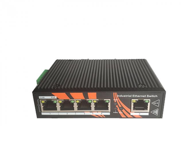 DIN-Spoormacht over Ethernet-Schakelaar5*10/100 Basis - t-LEIDENE Indicatoren voor Controle
