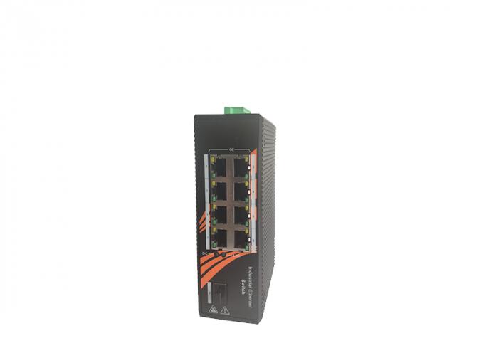 1 SFP-zetten de het de Schakelaar Industriële DIN Spoor/Muur van Havengigabit PoE Ethernet Installatie op