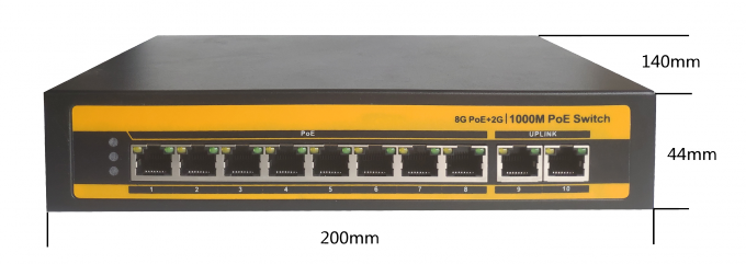 Ethernetpoe schakelaar beheerde ethernet schakelaar IEEE802.3at of de schakelaar van IEEE802.3af poe
