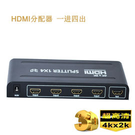 China 4K 1.4b 1 x 4 HDMI Splitser 1 in uit Ondersteunende 3D Videoce-4 Certificatie fabriek